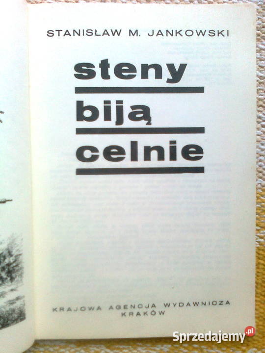 Steny biją celnie Stanisław Jankowski Warszawa