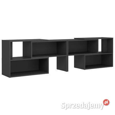 Szafka pod TV szara 149x30x52 materiał Warszawa