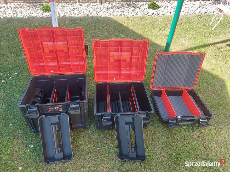Modułowy zestaw 3 skrzynek na narzędzia na Dom i Ogród Olkusz sprzedam