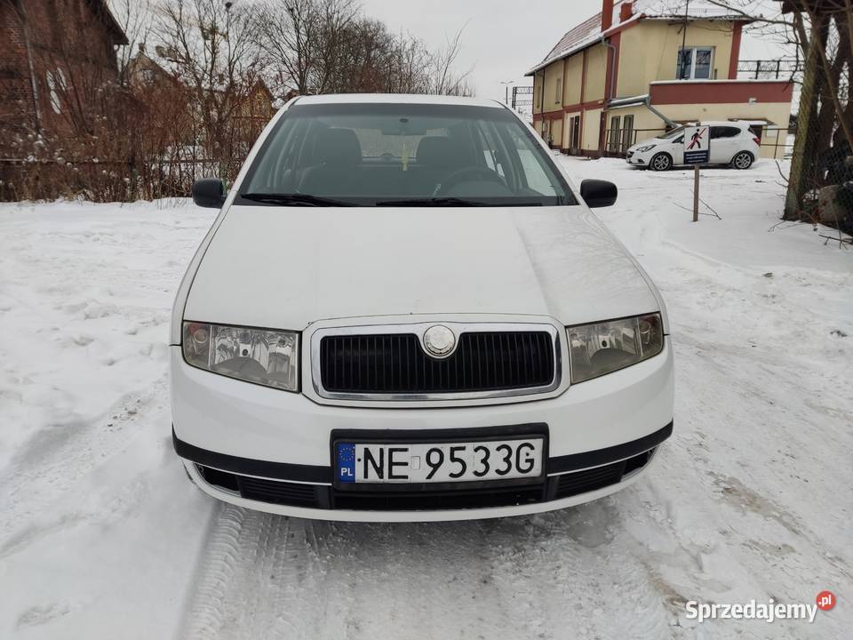 ekonomiczna dobra FABIA 5drzwi r2002poj 14benz biały Elbląg