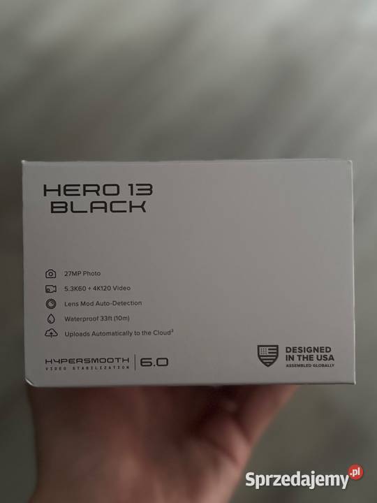 GoPro HERO 13 Black Nowa fabrycznie zapakowana Jaworzno
