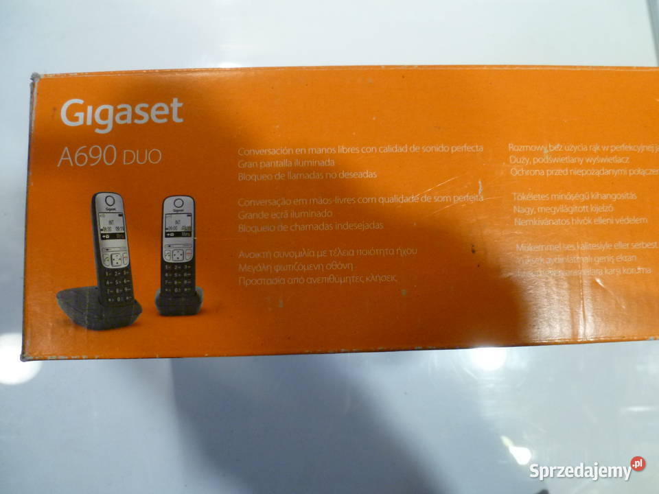 Telefon GIGASET A690 DUO Telefony bezprzewodowe Kraków