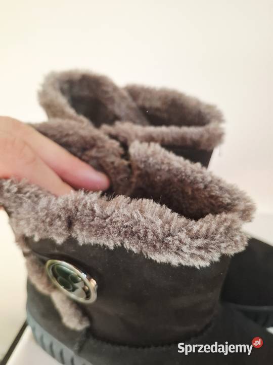Ciepłe buty 38 zimowe śniegowce botki Oliver czarny małopolskie Kraków