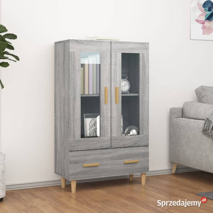 Szafka szary dąb sonoma 70x31x115 materiał mazowieckie