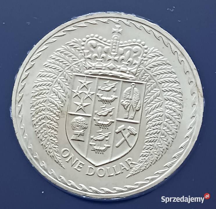 1 Dolar Nowa Zelandia 1967 r Mennicze oryginał Konin