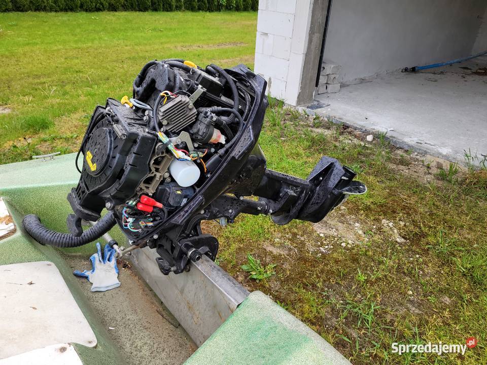 Motorowka z silnikiem TOHATSU I przyczepka Harasiuki