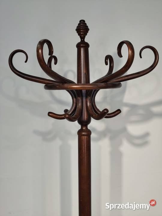 Oryginalny antyczny wieszak stojący Thonet Poddębice
