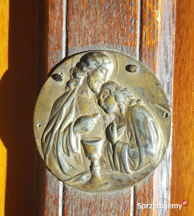 Krzyż neogotyk około 1850 unikat warmińsko-mazurskie Orneta