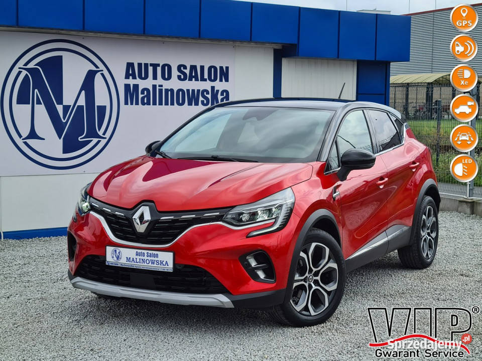 Renault Captur Automat 28 Serwis Navi Kamera światła LED wielkopolskie Wągrowiec