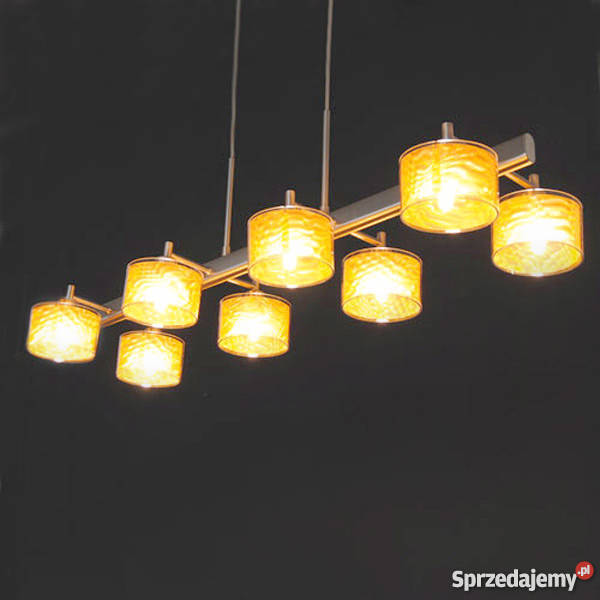 Nowa sufitowa lampa wisząca żyrandol EGLO 87584 odcienie pomarańczowego  małopolskie Kraków