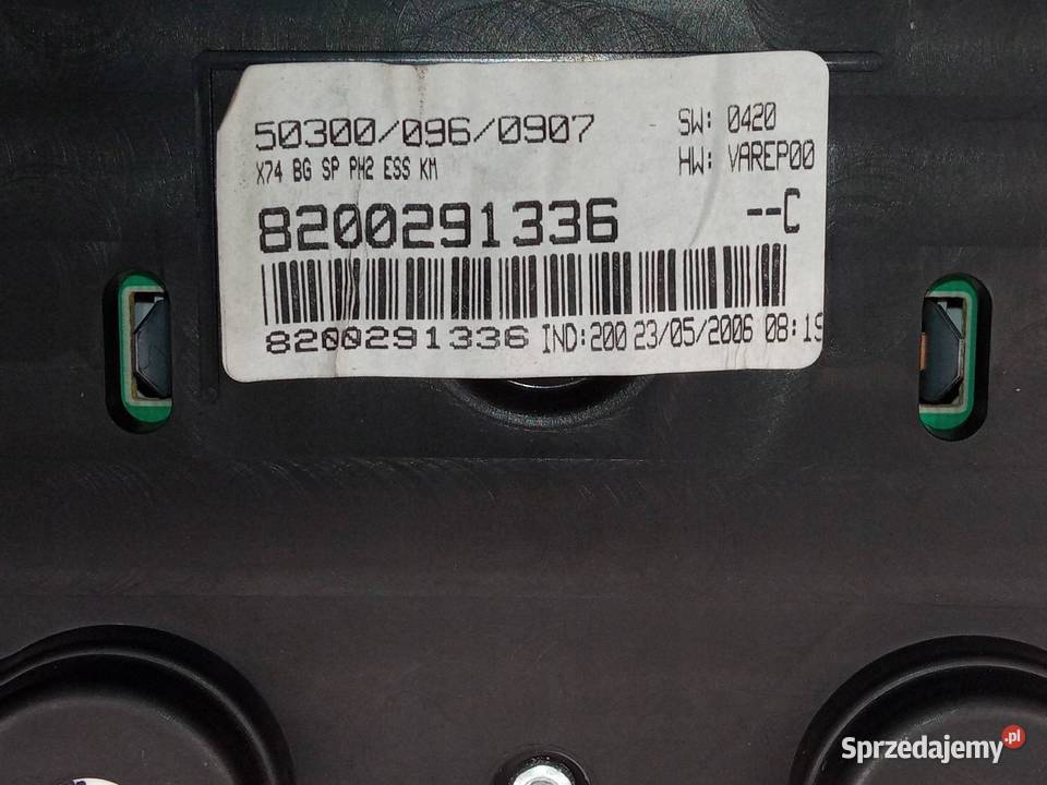 LICZNIK EU 8200291336 20 B 134 Renault Laguna II osobowe