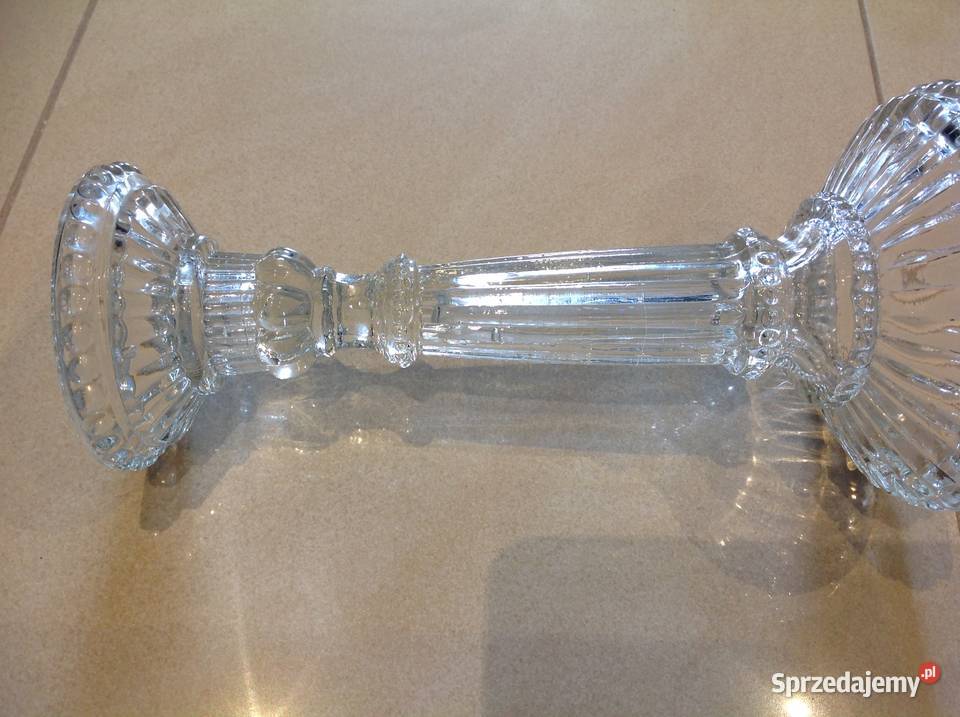 Stary Świecznik Szklany