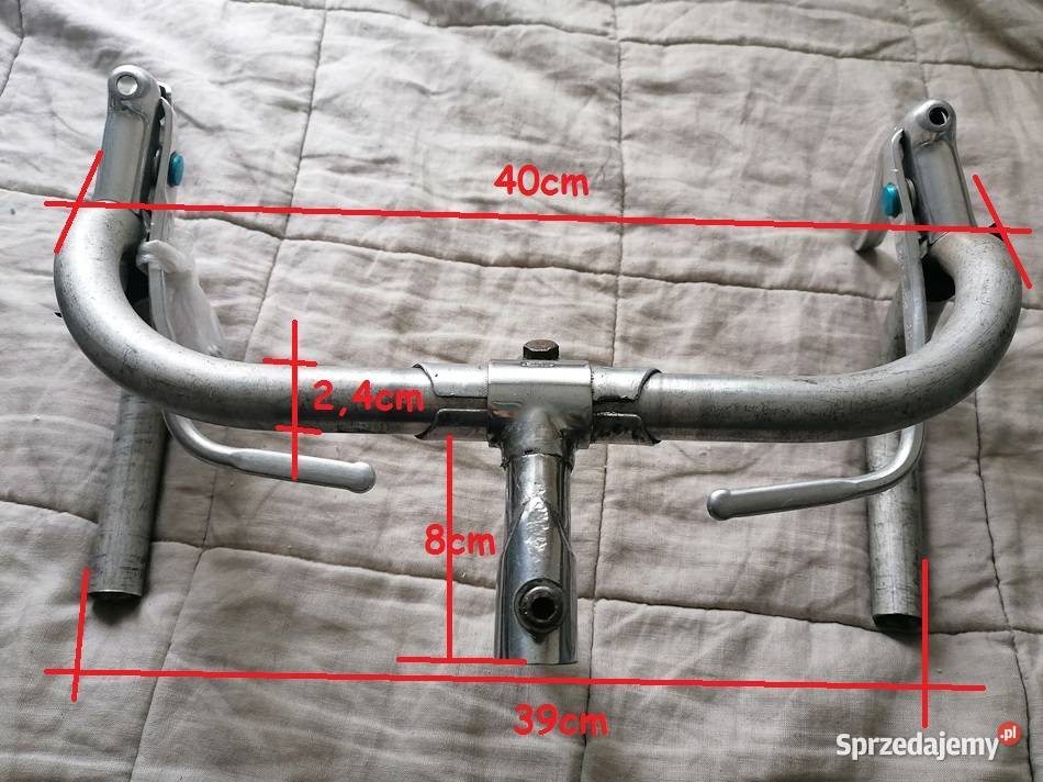 Kierownica baranek retro klamki hamulce mostek Sosnowiec