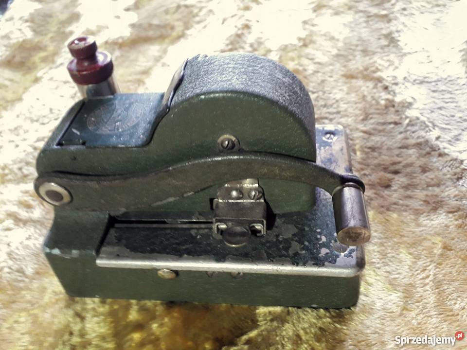 Protectograph maszyna licząca i drukująca czeki małopolskie Tarnów