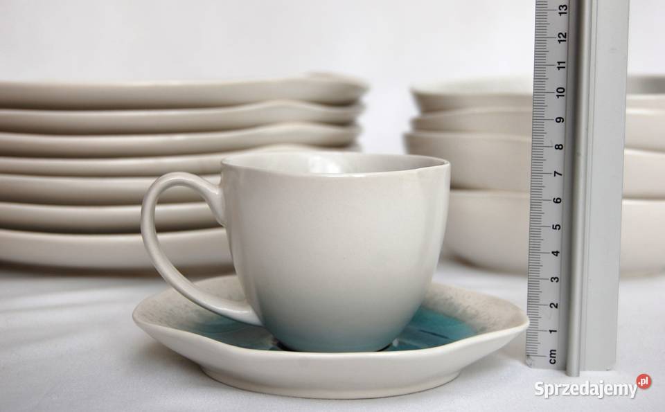 HomeYou serwis obiadowy kamionka turkus biały Lublin