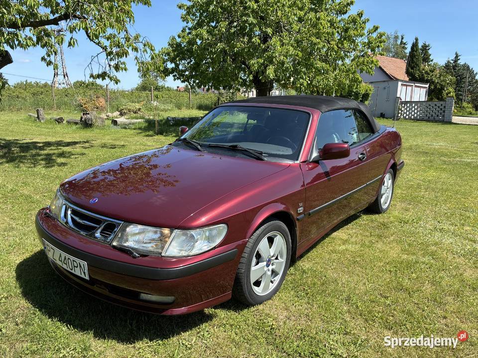 Saab 93 cabrio 20 Turbo LPG ładny 9-3 wielkopolskie