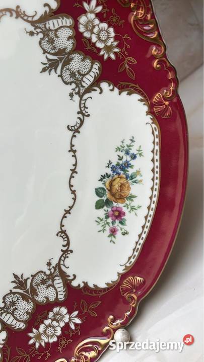 Wielka Patera Koningl pn Tettau Import Znana Gdańsk