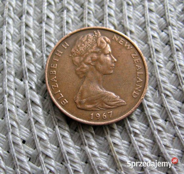 Nowa Zelandia 2 Centy 1967r Kalisz