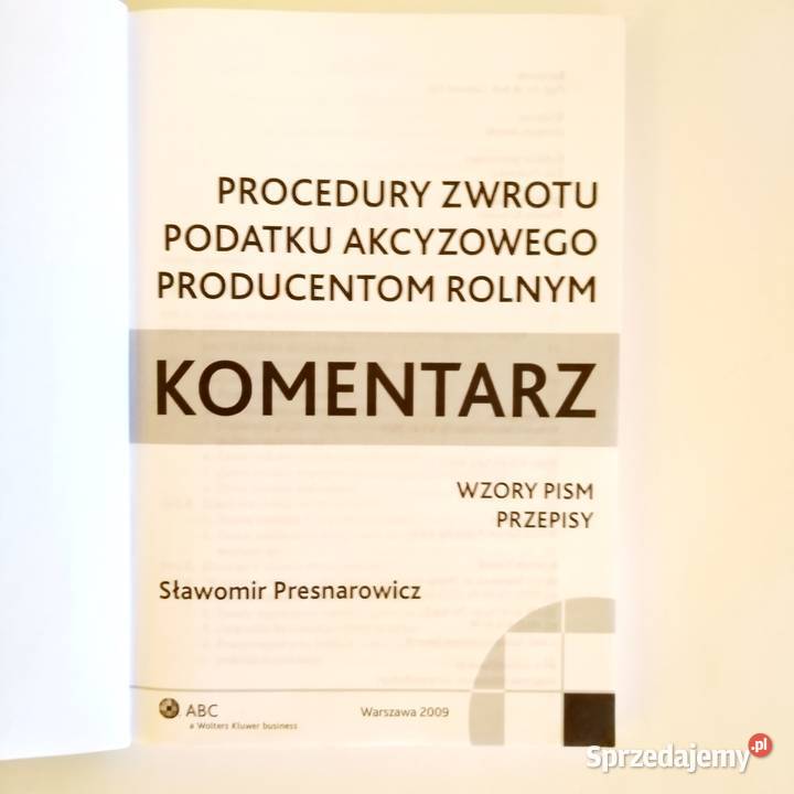 Procedury zwrotu podatku akcyzowego producentom prawo i administracja łódzkie Łódź