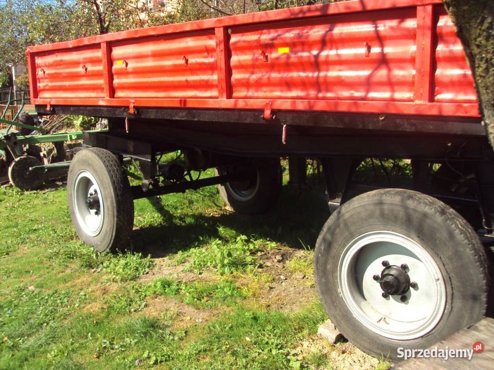 przyczepa wywrotka D47b dokumenty nieuszkodzony Przyczepy rolnicze