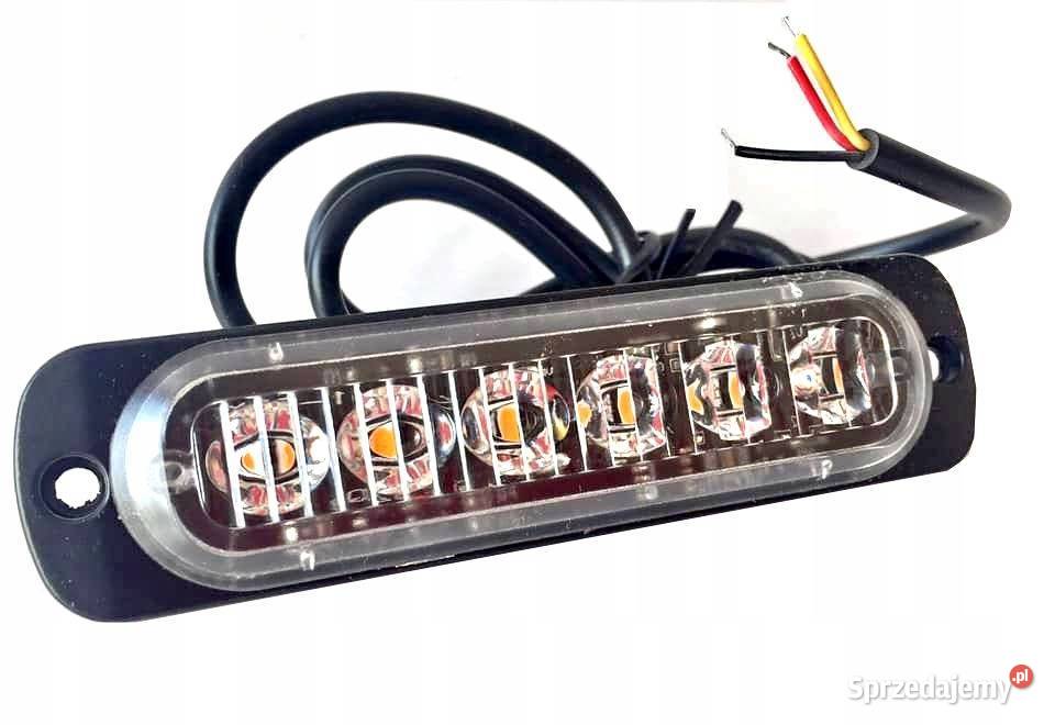 10x Stroboskop pomarańczowy 6W 10 trybów 1030V mazowieckie Pomiechówek