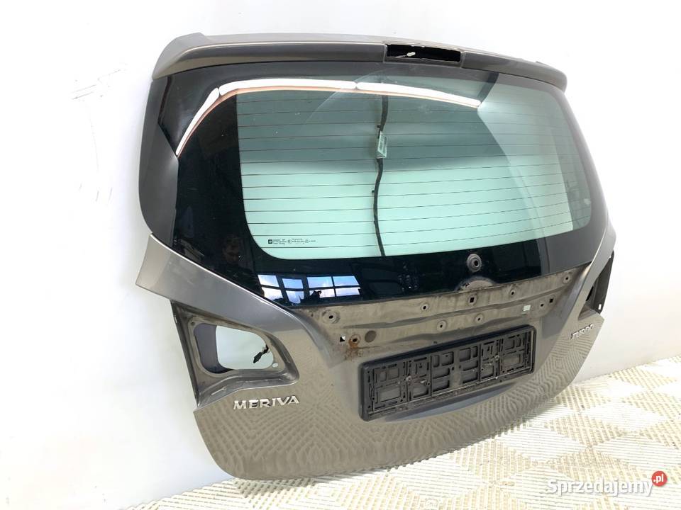 KLAPA TYŁ OPEL MERIVA B Minivan 1017 POPIELATY