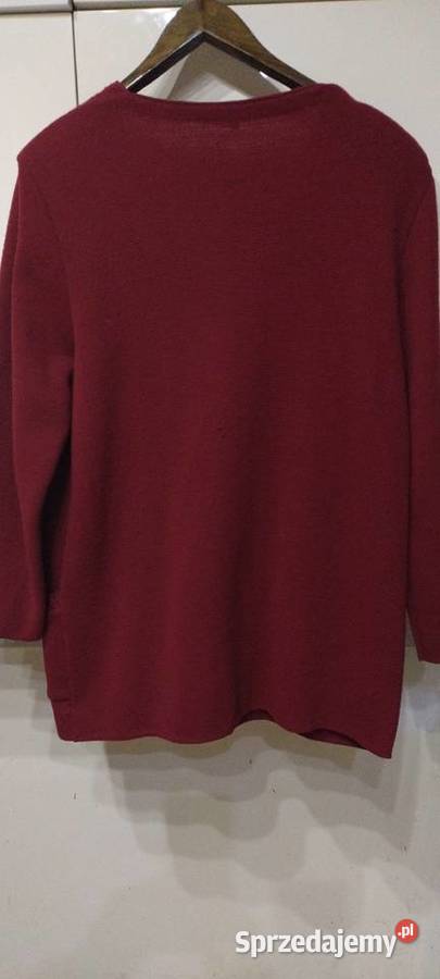 Kardigan damski w kolorze bordowym Rozmiar 42(XL) sprzedam