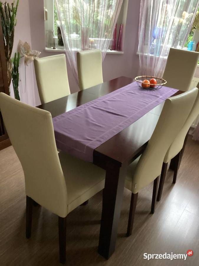 Stół z 6 krzesłami Głogów