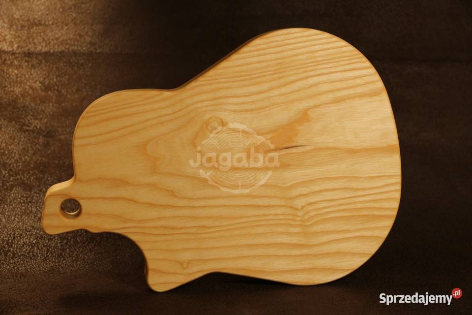 Deska do krojenia jesionowa w kształcie gitary dolnośląskie Wrocław
