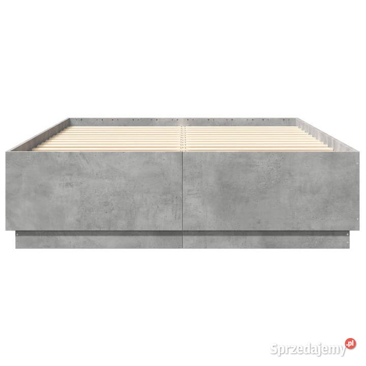 Rama łóżka z LED szarość betonu 160x200 Warszawa