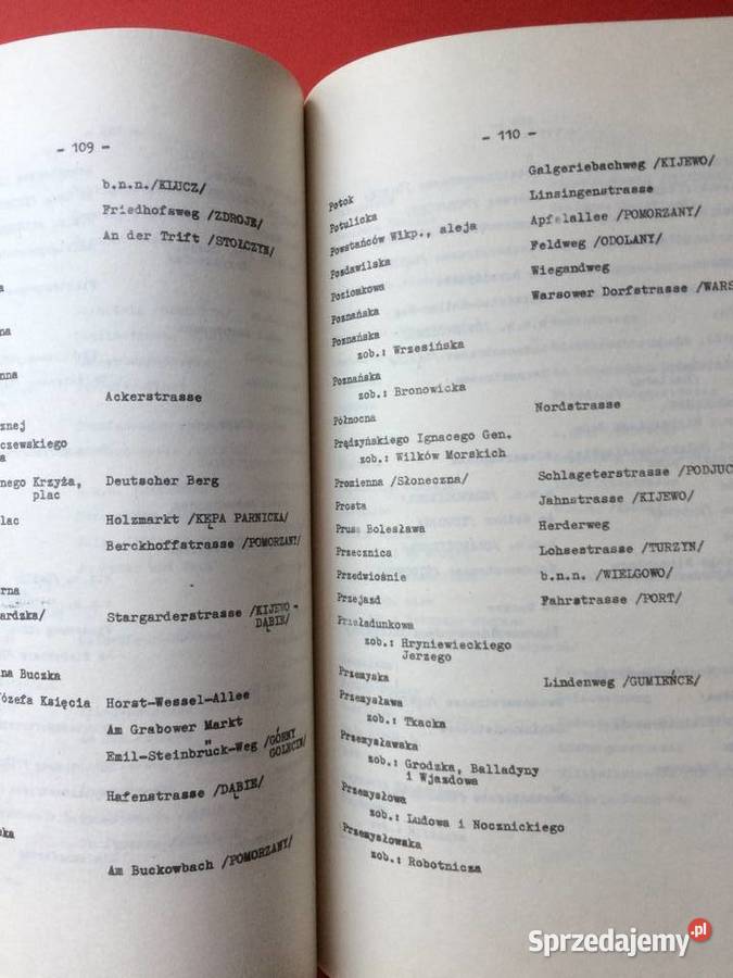 2870 Nazewnictwo Geograficzne Miasta Szczecina zachodniopomorskie Szczecin