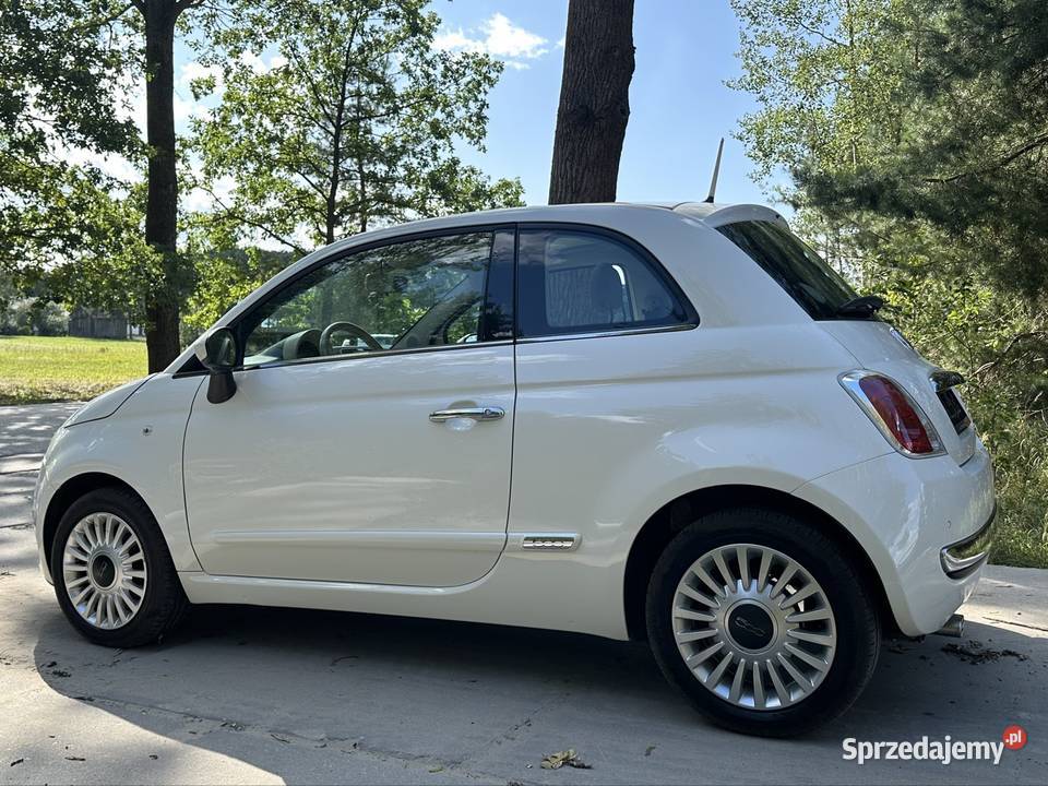 Fiat 500 12 biały panorama alufelgi szyberdach Zamość