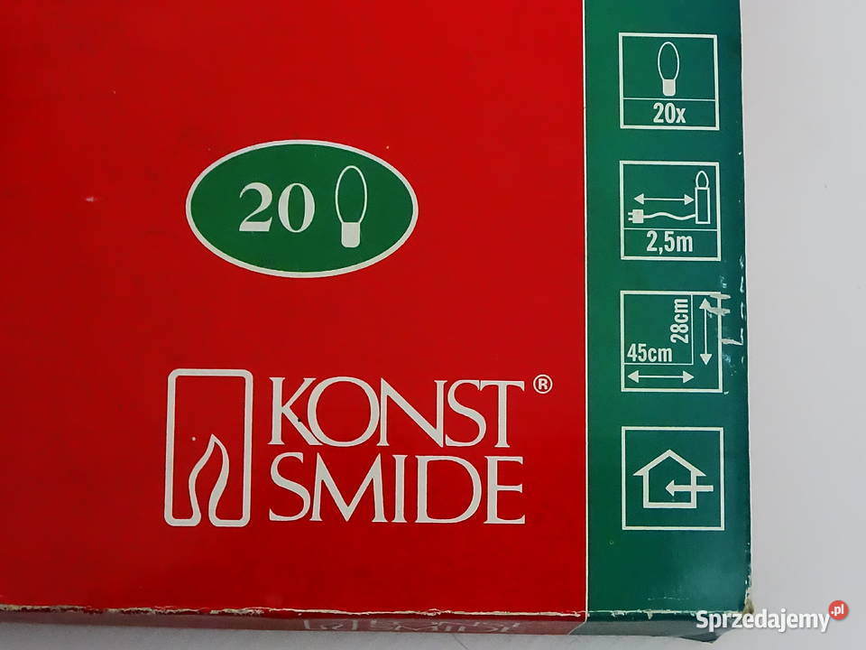 Dekoracja okienna Frohe Weihnachten Konst Smide Biłgoraj