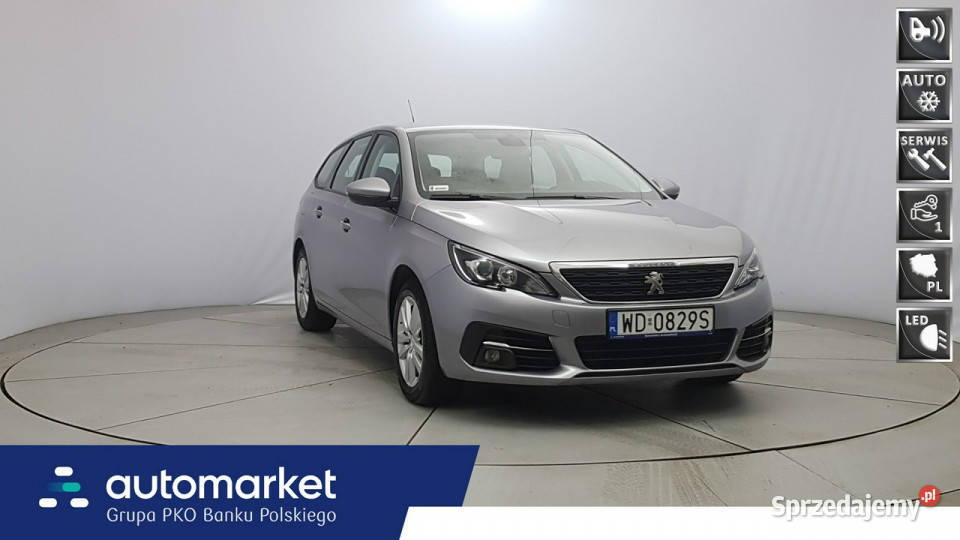 Peugeot 308 SW 15 BlueHDi Active SS z polskiego kurtyny powietrzne mazowieckie Warszawa