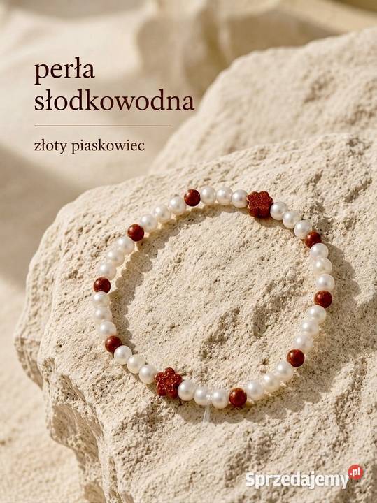 Bransoletka kamienie naturalne śląskie Dąbrowa Górnicza