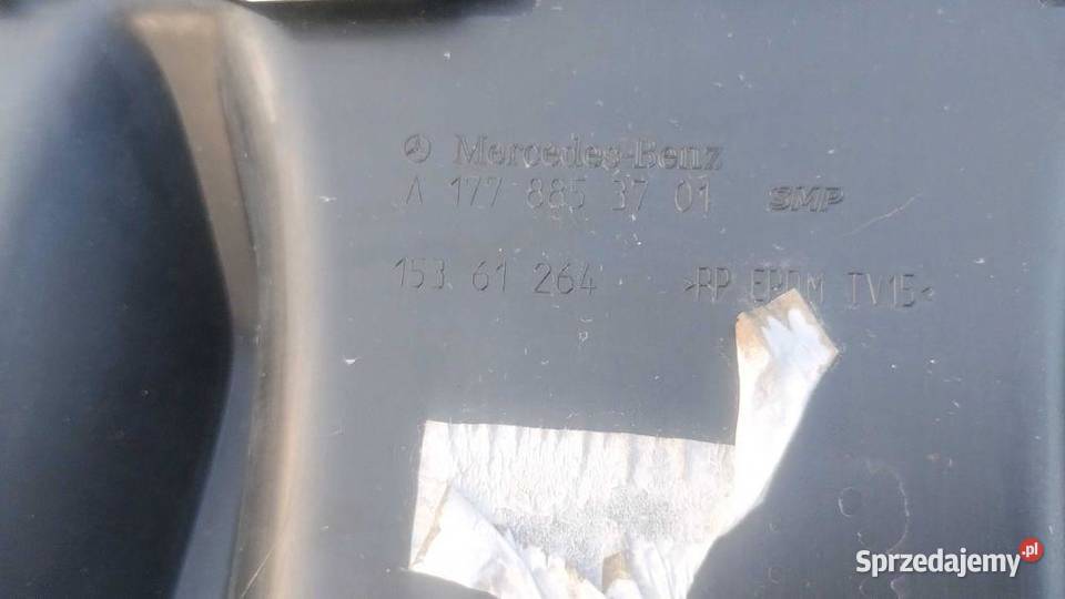 Dokładka Dyfuzor Spoiler Mercedes AKlasa W177 osobowe