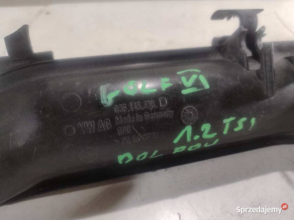 RURA DOLOT POWIETRZA VW GOLF VI 12 TSI 03F145637 osobowe sprzedam