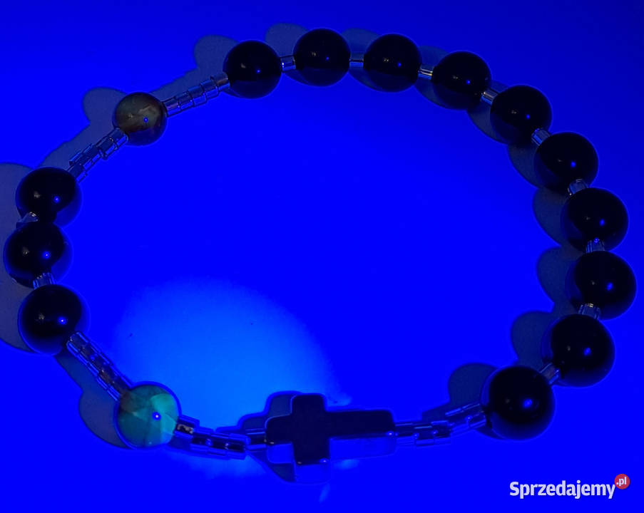 Bransoletka dziesiątka różańca z bursztynu Warszawa