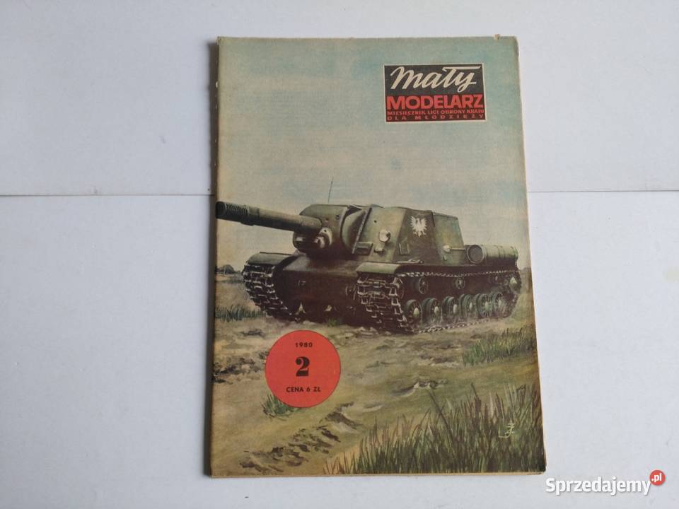 Mały Modelarz 21980 Radzieckie działo samobieżne Dąbrowa Górnicza