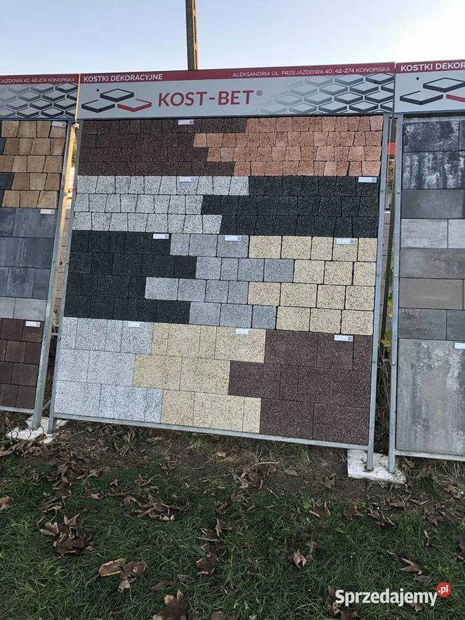 KOSTBET SIERADZ kostka brukowa projekt kostki łódzkie