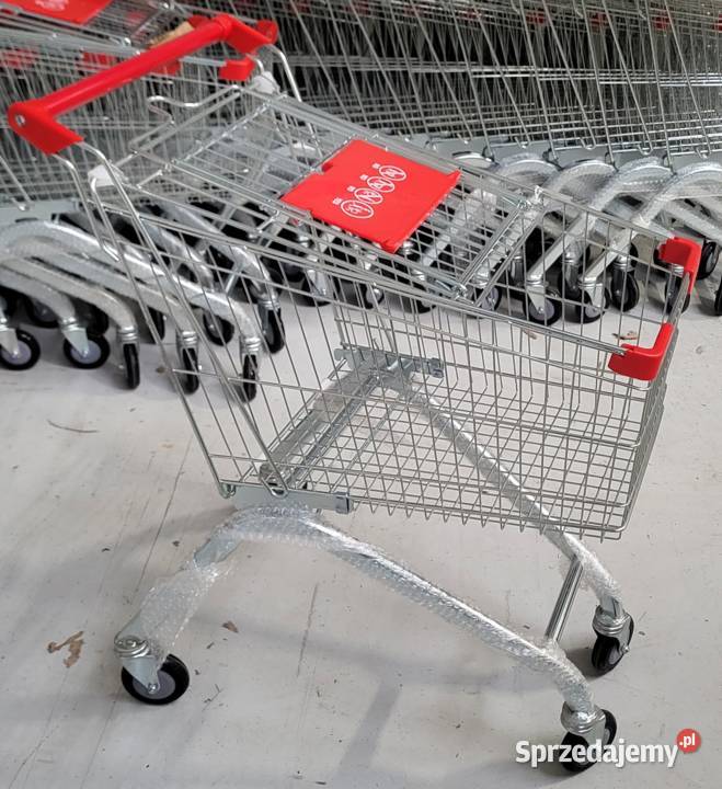 Wózek sklepowy 60l nowy gwarancja fv VAT wiosna Gdańsk