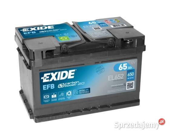 Akumulator Exide Start Stop EFB 65Ah 650A PRAWY Akumulatory