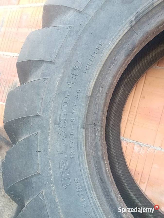 Sprzedam opony przemysłowe 125 r18 Sierpc sprzedam