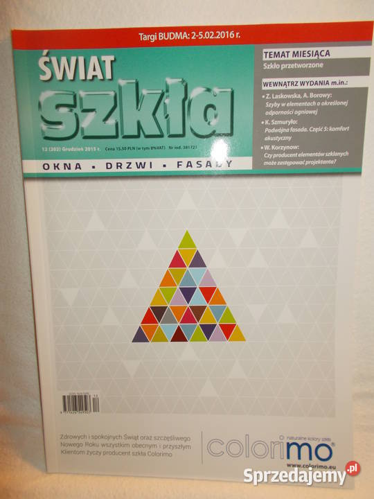 ŚWIAT SZKŁA 11 2012 4 5 2014 11 12 2015 1 2016 Poznań