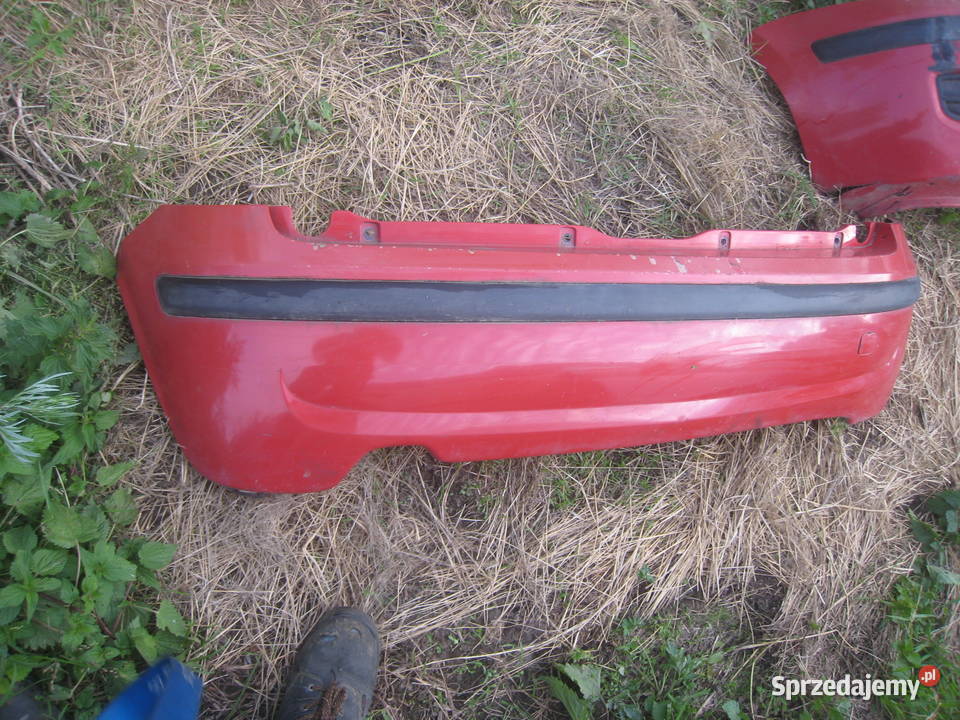 Zderzak tylny tył Fiat Panda II 0312 czerwony
