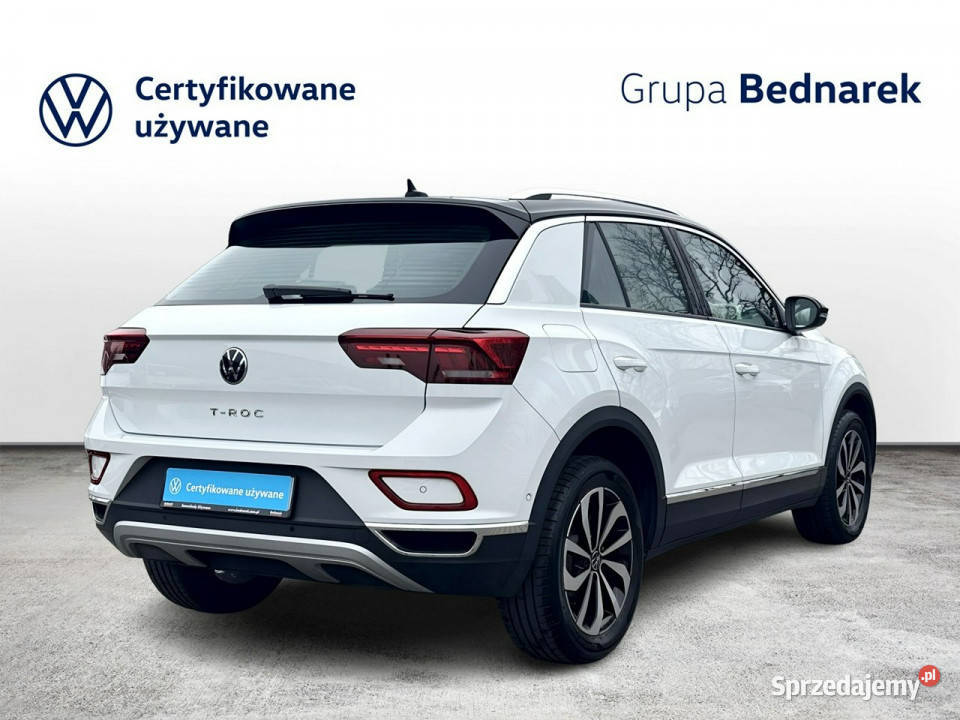 Volkswagen TRoc Bezwypadkowy Salon Polska Serwis kurtyny powietrzne Łódź