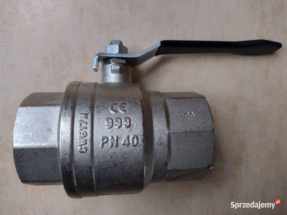 Zawór kulowy nierdzewny BEE PN40 2 sprzedam