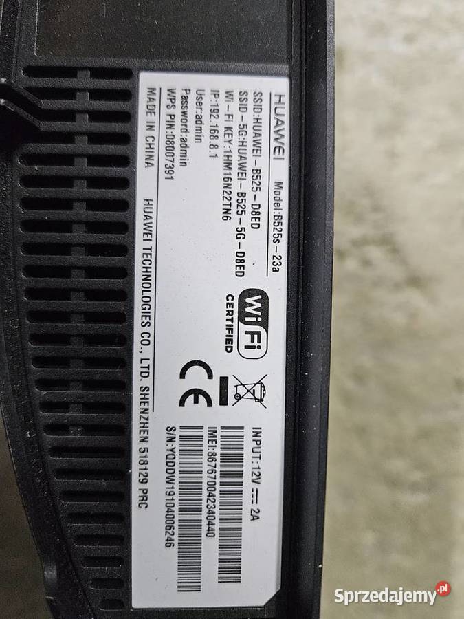 Router Huawei B525s 23a sim Igołomia