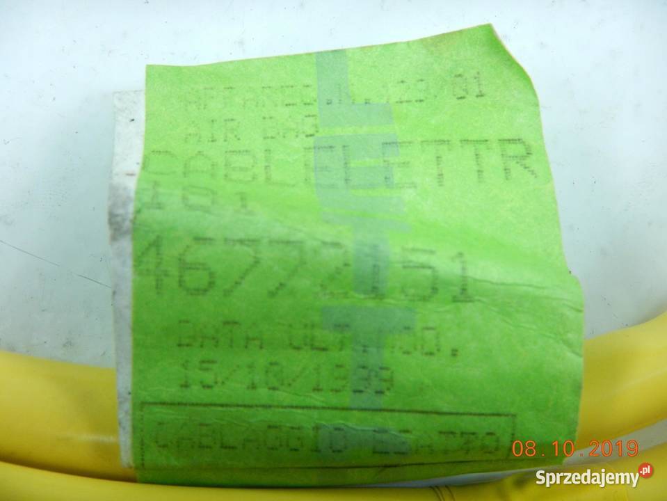 WIĄZKA AIR BAG FIAT MAREA 9902 46772151 ASO osobowe lubelskie sprzedam