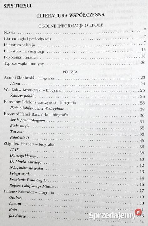 Powtórka z Literatury Cz 7 Literatura Pozostałe Chełm